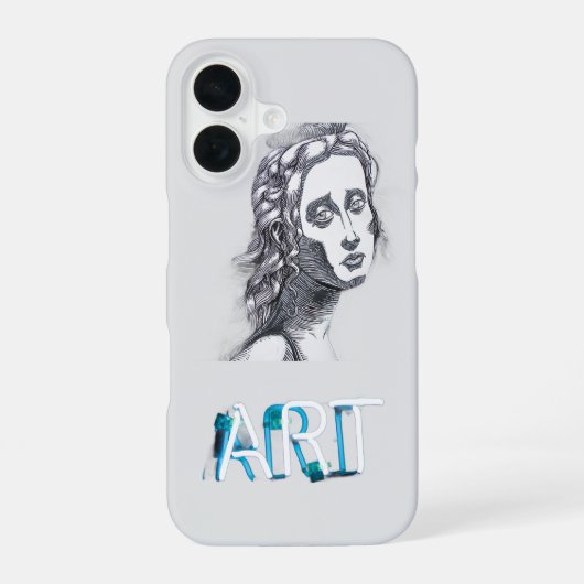 Kunst iPhone 16 Hülle (Rückseite)