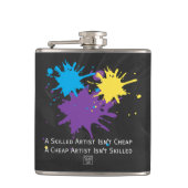 Kunst ist billig flachmann (Vorderseite)