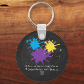 Kunst ist billig schlüsselanhänger (Vorderseite)