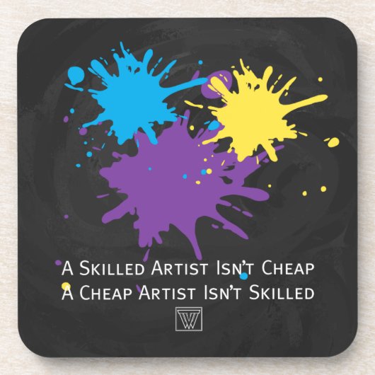 Kunst ist billig untersetzer (Vorderseite)