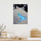 Kunst ist der Himmel unter unseren Füßen Poster (Küche)