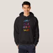 Kunst ist eine gute Methode Hoodie (Vorne ganz)