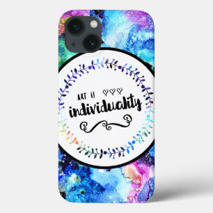 Kunst ist Individualität iPhone 13 Hülle