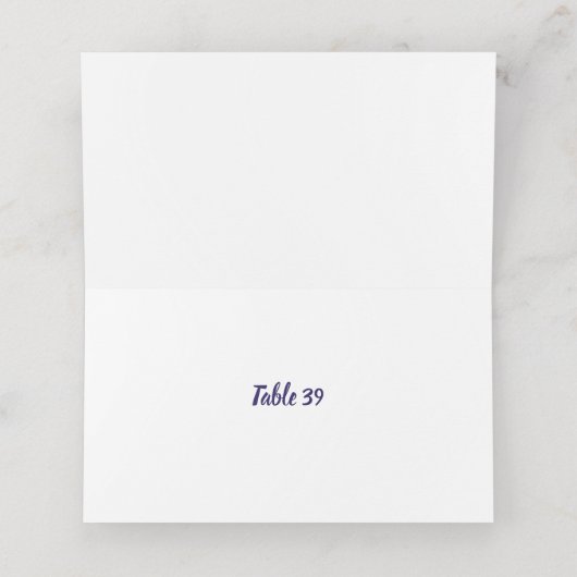 Kunst ist Individualität Platzkarte (Innenseite Aufgefaltet)