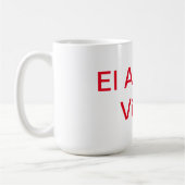 Kunst ist Leben Kaffeetasse (Links)