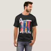 Kunst ist Leben T-Shirt (Vorne ganz)