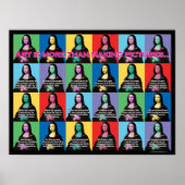 Kunst ist mehr als Bilder machen Poster (Vorne)