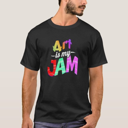 Kunst ist mein Jam-Lehrer T-Shirt (Vorderseite)