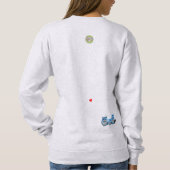 Kunst ist meine Art zu überleben Sweatshirt (Rückseite)