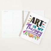 Kunst ist meine Therapie künstlerisch Künstlerisch Planer (Anzeige)