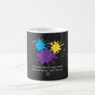 Kunst ist nicht billig kaffeetasse