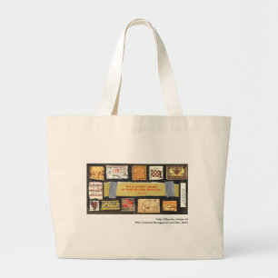 "Kunst ist nicht…" Collagen-Kunsttasche Patty Jumbo Stoffbeutel