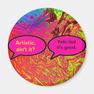 Kunst ist nicht das MUSEUM Zazzle Geschenke Magnet