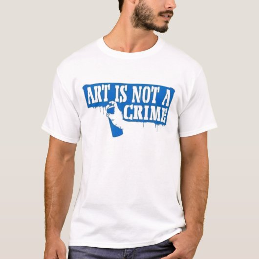 Kunst ist nicht ein Verbrechen T-Shirt (Vorderseite)