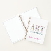 Kunst ist Phantastisch Personalisiert Notizblock (Innenseite)