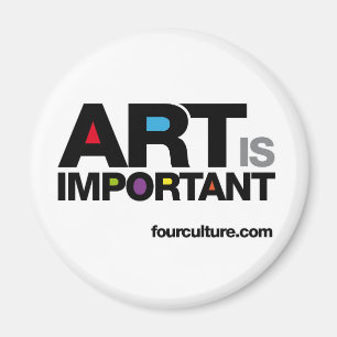 KUNST IST WICHTIGER Magnet