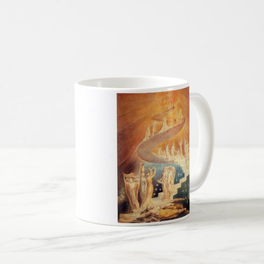 Kunst Jacobs Leiter William Blake Kaffeetasse (VorderseiteRechts)