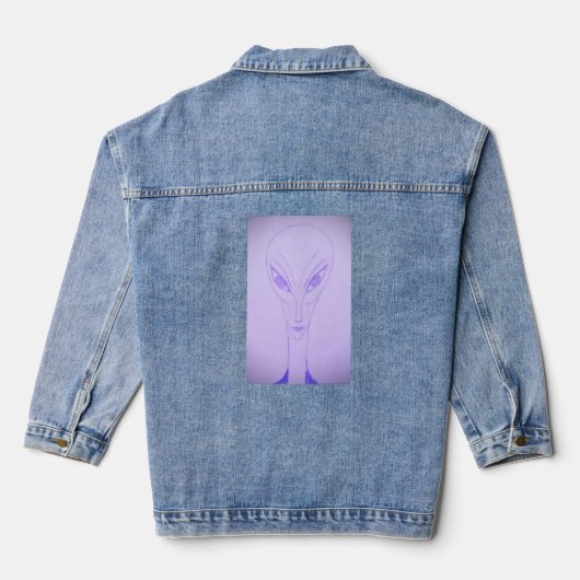 Kunst Jeansjacke (Rückseite)