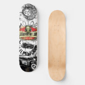 Kunst Joes Morris Moto Plattform Skateboard (Vorderseite)