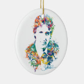 Kunst Justin Trudeau Digital Keramik Ornament (Rechts)