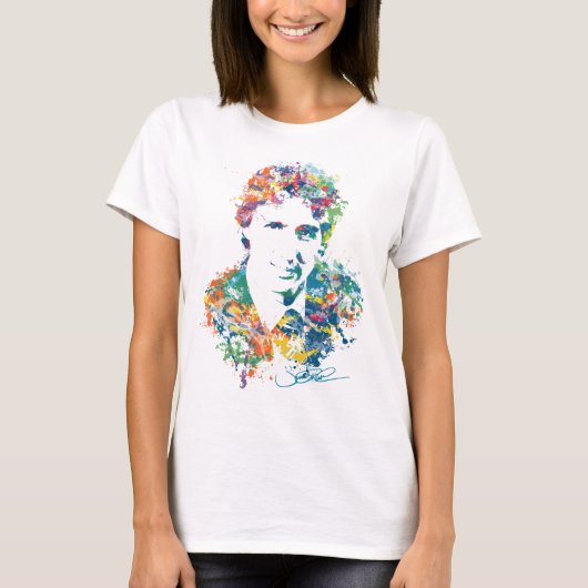 Kunst Justin Trudeau Digital T-Shirt (Vorderseite)
