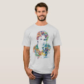 Kunst Justin Trudeau Digital T-Shirt (Vorne ganz)