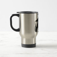 Kunst-Kaffee-Tasse für Hexen und Fledermäuse