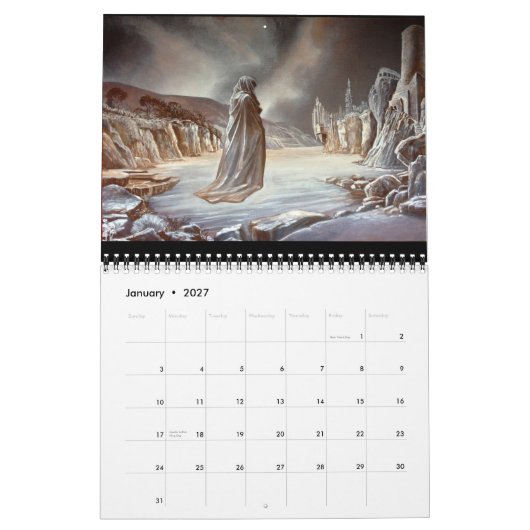 Kunst-Kalender ~ 2016 Philip Rubinov Jacobson Kalender (Jan 2027)