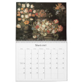 Kunst-Kalender-Blumenmalereien Kalender (Mär 2027)