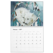 Kunst-Kalender der Geist-Wolf-2 Kalender (Feb 2027)