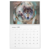 Kunst-Kalender der Geist-Wolf-2 Kalender (Jan 2027)