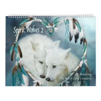 Kunst-Kalender der Geist-Wolf-2 Kalender