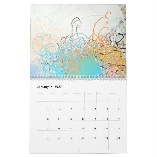 Kunst-Kalender Greg Minah Kalender (Jan 2027)