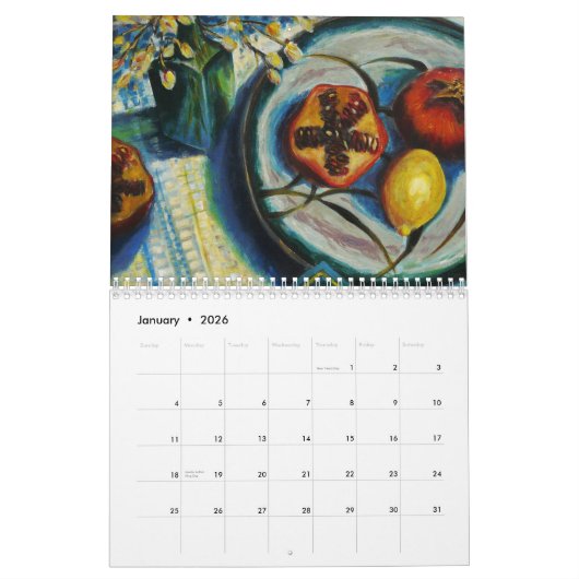 Kunst-Kalender Kalender (Jan 2026)