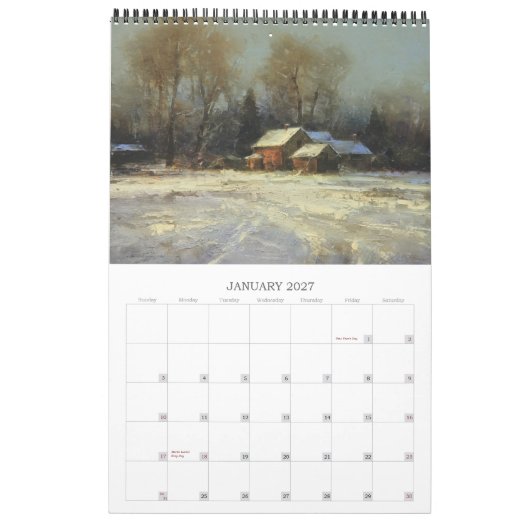 Kunst-Kalender Kalender (Jan 2027)