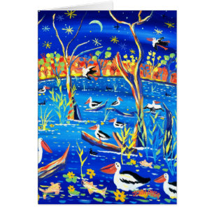 Kunst-Karte: Banrock Station, Pelikan-Rastplatz