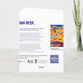 Kunst-Karte: Brasilianischer Capybara. Pantanal Karte (Rückseite)