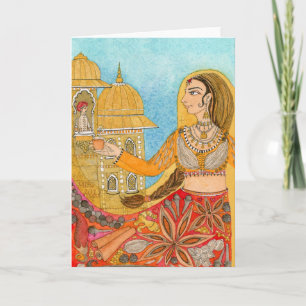 Kunst-Karte - die Dame Of Spice Karte