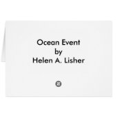 Kunst-Karte für Ocean-Events (Rückseite Horizontal)