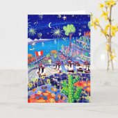 Kunst-Karte: Pachamama Pfeifer, Peru. Isla Taquile Karte (Gelbe Blume)