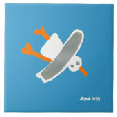 Kunst-Keramik-Fliese: Fliese (Vorderseite)