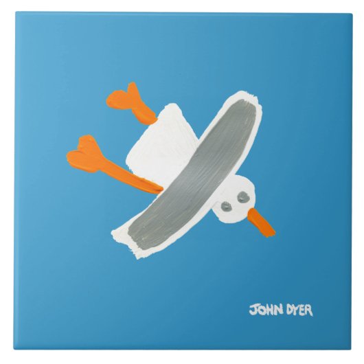 Kunst-Keramik-Fliese: Fliese (Vorderseite)