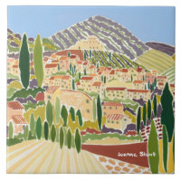 Kunst-Keramik-Fliese: Joanne kurz, Provence