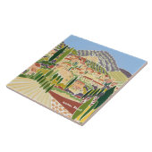 Kunst-Keramik-Fliese: Joanne kurz, Provence Fliese (Seite)