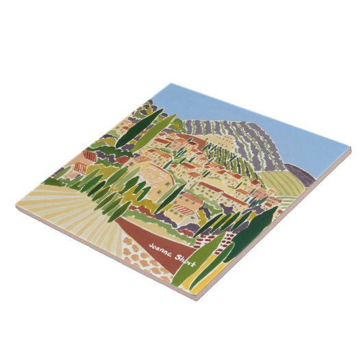 Kunst-Keramik-Fliese: Joanne kurz, Provence Fliese (Seite)