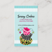 Kunst-Kuchen-Bäckerei Visitenkarte (Vorderseite)