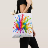 Kunst Künstler Maler Farbige Malerei  Tasche (Von Nahem)