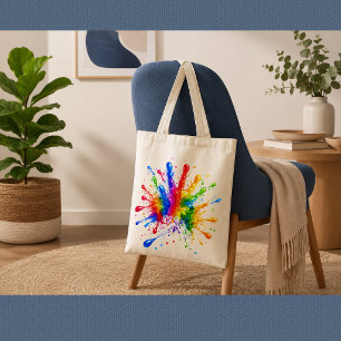 Kunst Künstler Maler Farbige Malerei Tragetasche