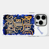 Kunst lebt von Widerstandskraft; Generative KI Case-Mate iPhone Hülle (Rückseite (Horizontal))