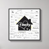 Kunst Leinwanddruck (Vorderseite)